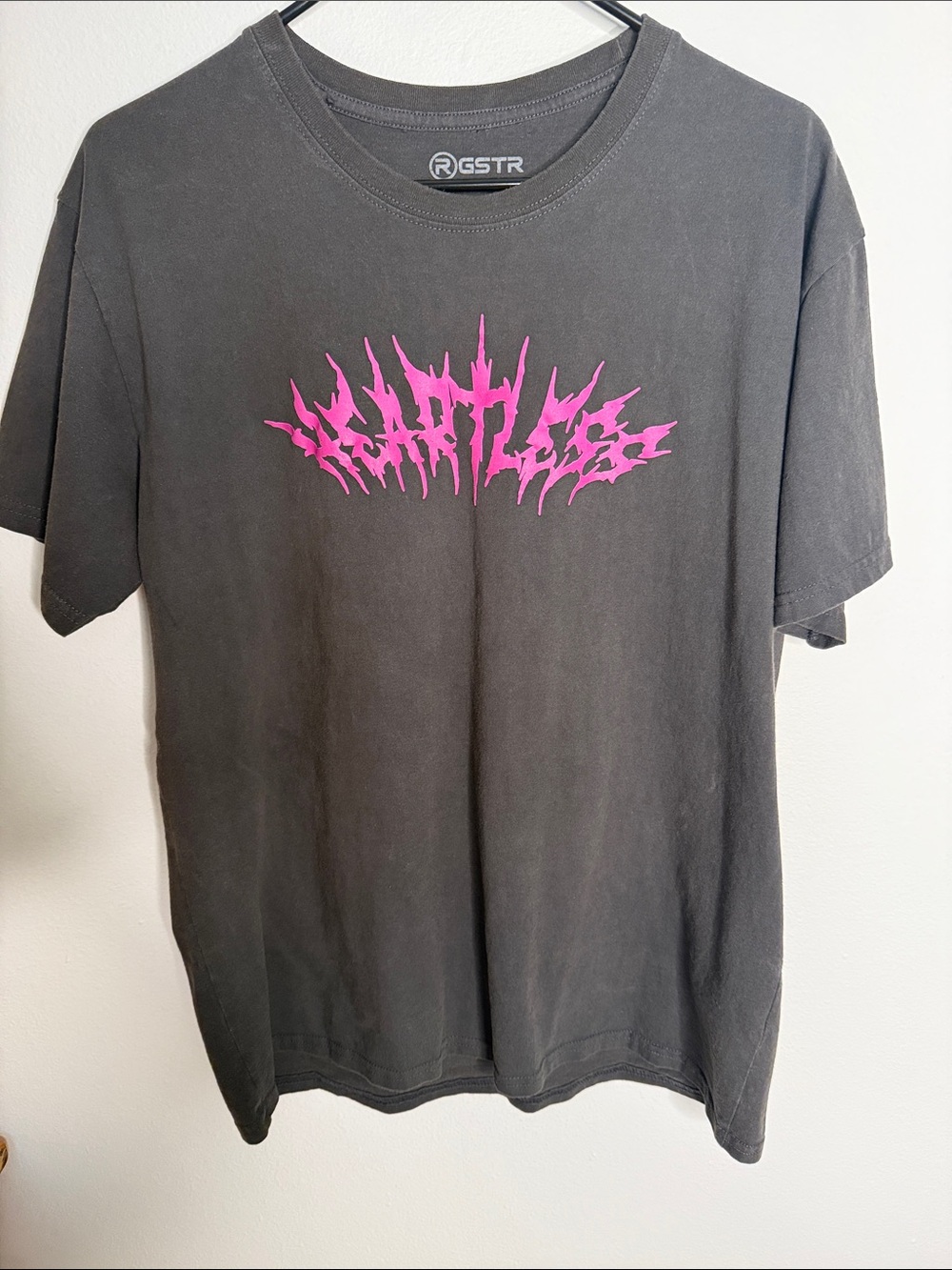 GSTR Heartless City of Dreams Graphic T-Shirt Black Death Metal Style Mens LG